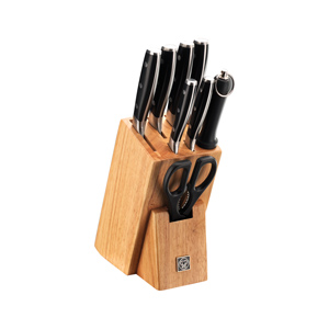 سرویس چاقوی آشپزخانه استیل 9 پارچه کرکماز مدل مولتی بلید